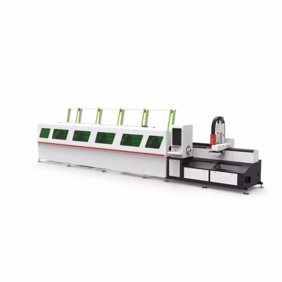 Macchina da taglio laser a fibra CNC ad alimentazione automatica per tubi a tubo quadrato tondo