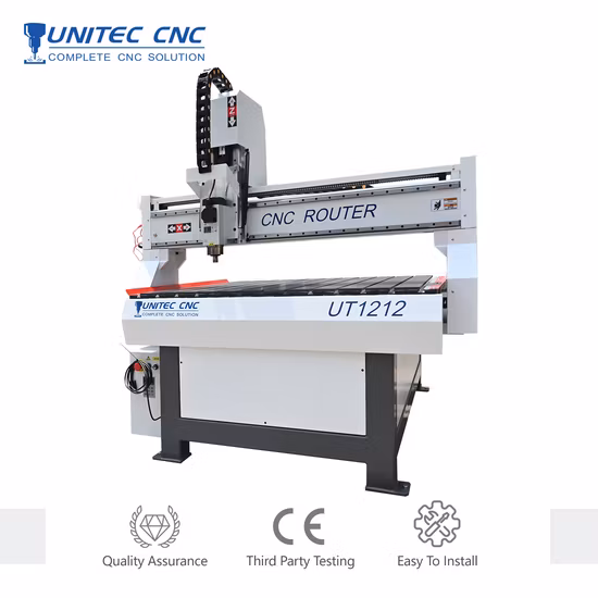 9012 9015 Aluminum Cutter Advertising CNC Router 2.2kw for Copper Brass Wood PVC